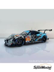 Profil24: Car scale model kit 1/24 scale - Porsche 911 GT3 RSR Dempsey Proton Team #77 - Matt Campbell (AU) + Christian Ried (DE) + Julien Andlauer (FR) - 24 Hours Le Mans 2018 - photo-etched parts, resin parts, vacuum formed parts, water slide decals, assembly instructions and painting instructions image