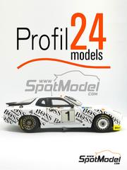 Profil24: Car scale model kit 1/24 scale - Porsche 924 Carrera GTP Porsche System Team sponsored by Boss #1 - Walter R�hrl (DE) + J�rgen Barth (DE) - 24 Hours Le Mans 1981 - photo-etched parts, resin parts, seatbelt fabric, vacuum formed parts, water slide decals, assembly instructions and painting instructions