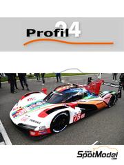 Profil24: Car scale model kit 1/24 scale - Porsche 963 LMDh Penske Motorsport Team #5, 6, 75 - Dane Cameron (US) + Michael Christensen (DK) + Frdric 'Mako' Makowiecki (FR), Kevin Estre (FR) + Andr Lotterer (DE) + Laurens Vanthoor (BE), Mathieu Jaminet (FR) + Felipe Nasr (BR) + Nick Tandy (GB) - 24 Hours Le Mans 2023 - photo-etched parts, resin parts, seatbelt fabric, vacuum formed parts, water slide decals, other materials, assembly instructions and painting instructions