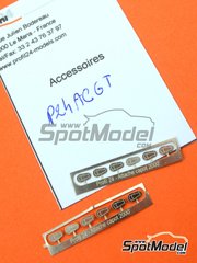 Profil24: Cierres de capot escala 1/24 - Cierres de capot para GTs modernos - fotograbados - 12 unidades