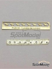 Profil24: Detalle escala 1/24 - Indicador de luz lateral - fotograbados y otros materiales - 8 unidades