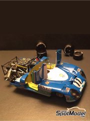 Profil24: Car scale model kit 1/43 scale - Matra-Simca MS670 Equipe Matra Team sponsored by Shell #10, 11, 12 - Francois Cevert (FR) + Jean-Pierre Beltoise (FR), Henri Pescarolo (FR) + G�rard Larrousse (FR), Jean-Pierre Jabouille (FR) + Jean-Pierre Jaussaud (FR) - 24 Hours Le Mans 1973 - photo-etched parts, resin parts, rubber parts, water slide decals, assembly instructions and painting instructions