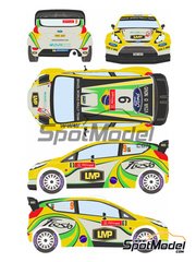 kulig-rally sanremo 2000-mfz d43063 Decals 1/43 ford focus rs wrc #35 