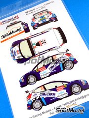 Racing Decals 43: Decals 1/24 scale - Ford Fiesta S2000 sponsored by Kel-Tech #32 - Craig Breen (IE) + Gene Roberts (US) - Monte Carlo Rally - Rallye Automobile de Monte-Carlo 2012 - for Belkits reference BEL-002