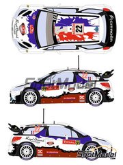 Racing Decals 43: Marking / livery 1/24 scale - Citroen DS3 WRC sponsored by Royal Bernard #22 - Bryan Bouffier (FR) + Xavier Panseri (FR) - Monte Carlo Rally - Rallye Automobile de Monte-Carlo 2013 - water slide decals and assembly instructions - for Heller references 80757 and 80758
