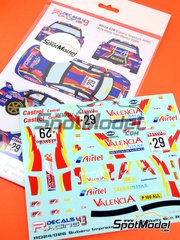 Racing Decals 43: Decals 1/24 scale - Subaru Impreza WRC sponsored by Airtel #29 - Luis Climent (ES) + Alex Roman (ES) - Sanremo Rally 1998 - for Tamiya kit