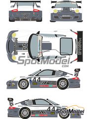 Fabcar Porsche #45 Daytona 2004 Gunnar racing 1:43 decal estampado