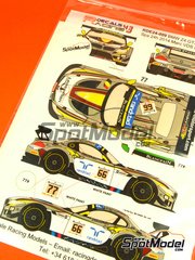 Racing Decals 43: Marking / livery 1/24 scale - BMW Z4 GT3 sponsored by Randstad #66, 77 - Markus Palttala (FI) + Dirk Werner (DE) + Lucas Luhr (DE), Maxime Martin (BE) + Jrg Mller (DE) + Augusto Farfus (BR) - 24 Hours SPA Francorchamps 2014 - water slide decals and assembly instructions - for Fujimi kits FJ17009, FJ17010, FJ17015, FJ12593, FJ125930