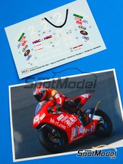 Ragged Edge Designs: Decals 1/12 scale - Honda RS250RW sponsored by BB-RT #2 - Takumi Takahashi (JP) - World Championship 2008