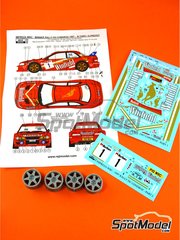 Reji Model: Marking / livery 1/24 scale - Subaru Impreza WRC sponsored by Winfield #1 - Bruno Thiry (BE) + Stphane Prvot (BE) - Condroz Rally - Rallye du Condroz 1997 - resin parts, water slide decals, assembly instructions and tobacco sponsor decals - for Tamiya references TAM24199 and TAM24205