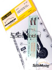 Reji Model: Decals 1/24 scale - Honda NSR500 Pons and Yamaha YZR 500 Tech 3 - West and Gauloises logos