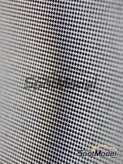 Reji Model: Kevlar fiber decal - Kevlar structure - Clear basis with black line