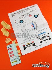 Reji Model: Marking / livery 1/24 scale - Ford Escort Mk II sponsored by Daily Mirror - Great Britain RAC Rally 1979 - resin parts, water slide decals and assembly instructions - for Italeri references 3650, IT3650, ITA3650 and 3655, or Revell references REV07374 and 7374