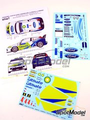Reji Model: Marking / livery 1/24 scale - Ford Focus WRC sponsored by BP #4 - Roman Kresta (CZ) + Jan Tom�nek (CZ) - Tour de Corse 2005 - water slide decals and assembly instructions - for Hasegawa references 20240 and 20263
