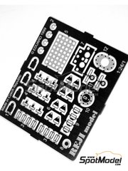 Reji Model: Detail 1/24 scale - Universal parts rally: buckles, harnesses, � - photo-etched parts