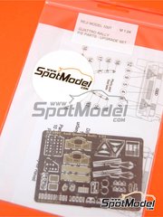 Reji Model: Set de mejora y detallado escala 1/24 - Audi Quattro Rally - fotograbados y manual de instrucciones - para las referencias de Revell REV07246 y 85-7246, o la referencia de Tamiya TAM24036