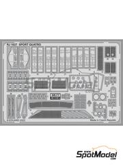 Reji Model: Detail up set 1/24 scale - Audi Sport Quattro S1 - photo-etched parts and assembly instructions - for Nunu reference PN24023 image