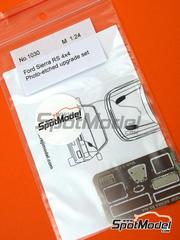 Reji Model: Photo-etched parts 1/24 scale - Ford Sierra Cosworth 4x4 Group A - photo-etched parts - for D.Modelkits references DM-K001 and DM-K002