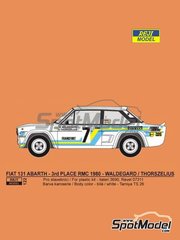 DECALS 1/32 REF 1530 FIAT 131 ABARTH ANDRUET RALLYE MONTE CARLO 1979 RALLY WRC 