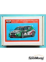 Reji Model: Marking / livery 1/24 scale - Skoda Fabia S2000 Skoda Motorsport Team sponsored by Helix #3, 6 - Juho Hnninen (FI) + Mikko Markkula (FI), Jan Kopecky (CZ) + Petr Star (CZ) - Monte Carlo Rally - Rallye Automobile de Monte-Carlo 2009 - resin parts, water slide decals and assembly instructions - for Belkits reference BEL-004