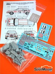 Reji Model: Marking / livery 1/24 scale - Ford Sierra RS 500 sponsored by Texaco #10 - Kalle Grundel (SE) + Terry Harryman (GB) - Monte Carlo Rally - Rallye Automobile de Monte-Carlo 1987 - photo-etched parts, resin parts, water slide decals, assembly instructions and painting instructions - for Tamiya references TAM24080 and TAM24081
