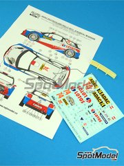 Reji Model: Marking / livery 1/24 scale - Citroen DS3 RRC PH Sport Team sponsored by Lotos #74 - Robert Kubica (PL) + Maciej Baran (PL) - ADAC Deutschland Rally 2013 - resin parts, water slide decals and assembly instructions - for Heller references 50757, 80757 and 80758