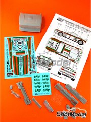 Reji Model: Marking / livery 1/24 scale - Lancia 037 WRC sponsored by Totip #4 - Andrea Zanussi (IT) + Arnaldo Bernacchini (IT) - Ypres Rally 1982 - resin parts, water slide decals and assembly instructions - for Hasegawa references 20264, 20277, 20299, 20399, 20414, 20447, 20485, 20523, 20566, 20584, 20631, 20681, 20775, 25030, CR-30, 25030.OUTLET, 25031, CR-31, 52305, SP505, HACR30, 25030 and CR-30