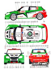 Skoda Fabia WRC 2006 Rallye Monte-Carlo Panizzi 1/43 - Collection