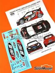 Reji Model: Marking / livery 1/32 scale - Ford Fiesta WRC sponsored by Go Fast! #10 - Petter Solberg (NO) + Ilka Minor-Petrasko (AT) - Monte Carlo Rally - Rallye Automobile de Monte-Carlo 2012 - water slide decals and assembly instructions - for Airfix reference A03413 image