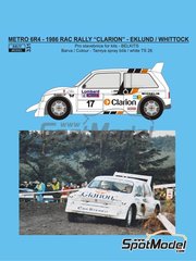 SMALL 7cm GENUINE OFFICIAL 1976 LOMBARD RAC RALLY BATH ISSUE STICKER 