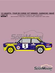 DECALS 1/43 REF 0663 PORSCHE 911 SORIANO TOUR DE CORSE 1979 RALLYE RALLY WRC 