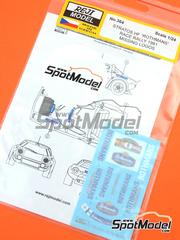 Reji Model: Decoracin escala 1/24 - Lancia Stratos HF patrocinado por Rothmans - Rally Sol-Race 1981 - calcas de agua, manual de instrucciones y calcas de sponsors de tabaco - para la referencia de Hasegawa 20561