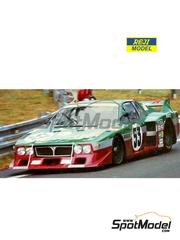 Reji Model: Decoracin escala 1/24 - Lancia Beta Montecarlo Turbo grupo 5 Equipo Jolly Club N 53 - Martino Finotto (IT) + Carlo Facetti (IT) - 24 Horas de Le Mans 1980 - calcas de agua e instrucciones de colocacin - para la referencia de Heller 80741