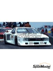 Reji Model: Decoracin escala 1/24 - Lancia Beta Montecarlo Turbo grupo 5 Equipo GS-Sport patrocinado por Fruit of the Loom N 51 - Hans Heyer (DE) - Deutsche Rennsport Meisterschaft DRM Zolder 1980 - calcas de agua e instrucciones de colocacin - para la referencia de Heller 80741