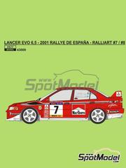 DECALS 1/43 REF 0204 MITSUBISHI LANCER BARONI RALLYE MONTE CARLO 1998 WRC RALLY 