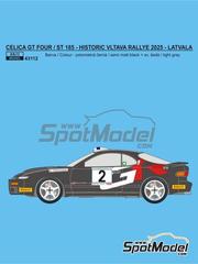 Reji Model: Marking / livery 1/43 scale - Toyota Celica GT-Four (ST185) Grupo A JML-Sports WRT Team sponsored by GR #2 - Jari-Matti Latvala (FI) + Tuukka Shemeikka (FI) - Historic Vltava Rally 2025 - water slide decals and placement instructions image