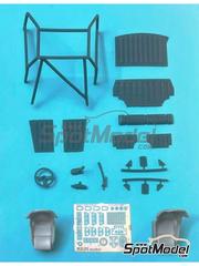 Reji Model: Transkit 1/24 scale - Peugeot 205 GTI - Rally version - photo-etched parts, resin parts and assembly instructions - for Heller reference 82705