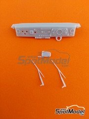 Reji Model: Dashboard 1/24 scale - Opel Ascona 400 Group 4 - 3D printed parts - for Belkits references BEL019, BEL-019, BEL020 and BEL-020 - 1 units