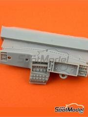 Reji Model: Salpicadero escala 1/24 - Ford Sierra RS Cosworth 4x4 - piezas de resina - para las referencias de D.Modelkits DM-K001 y DM-K002 - 1 unidades