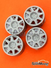 Reji Model: Rims 1/24 scale - Speedline gravel 1993 - resin parts - 4 units