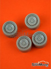 Reji Model: Rims 1/24 scale - Ronal 15 inches - resin parts - for Tamiya reference TAM24322 - 4 units image
