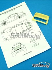 Reji Model: Transkit escala 1/24 - Porsche 911 ducktail rear spoiler - aleron trasero de pico de pato - resinas - para la referencia de Tamiya TAM24328