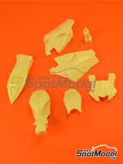 Reji Model: Transkit 1/12 scale - Yamaha YZR-M1 2006 - resin parts - for Tamiya references TAM14104, TAM14105, TAM14114, TAM14115 and TAM14116