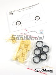 Reji Model: Tarmac conversion set 1/24 scale - Ford Focus WRC - tyres, shock absorber and rims