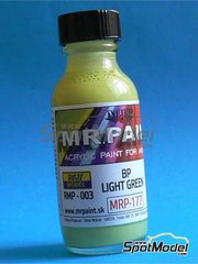 Reji Model: Acrylic paint - BP Light Green - 1 x 30ml - for airbrush