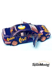 Renaissance Models: Car scale model kit 1/43 scale - Subaru Impreza WRX 555 Subaru World Rally Team #2 - Colin McRae (GB) + Derek Ringer (GB) - New Zealand Rally 1994 - photo-etched parts, resin parts, rubber parts, turned metal parts, vacuum formed parts, water slide decals and assembly instructions