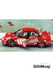Renaissance Models: Car scale model kit 1/43 scale - Subaru Impreza WRC sponsored by Winfield #1 - Bruno Thiry (BE) + St�phane Pr�vot (BE) - Ypres Rally 1997 - resin multimaterial kit