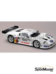 Renaissance Models: Car scale model kit 1/43 scale - VBM 4000 GTC Essais sponsored by Loca Services #84 - Jean-Fran�ois Metz (FR) + Patrick Bornhauser (FR) + Dominique Lacaud (FR) - 24 Hours Le Mans 1996 - photo-etched parts, resin parts, rubber parts, turned metal parts, vacuum formed parts, water slide decals, assembly instructions and painting instructions