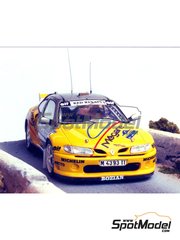 Renaissance Models: Car scale model kit 1/43 scale - Renault Megane Maxi sponsored by ELF #11,20 - Oriol G�mez Marco (ES) + Marc Mart� (ES) - Tour de Corse, Costa Brava Rally 1996 - resin multimaterial kit