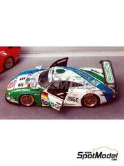 Renaissance Models: Car scale model kit 1/43 scale - Porsche 911 GT1 Franz Konrad Motorsport Team sponsored by Giesse #28 - Mauro Baldi (IT) + Franz Konrad (AT) + Robert Nearn (GB) - 24 Hours Le Mans 1997 - photo-etched parts, resin parts, rubber parts, turned metal parts, vacuum formed parts, water slide decals and assembly instructions